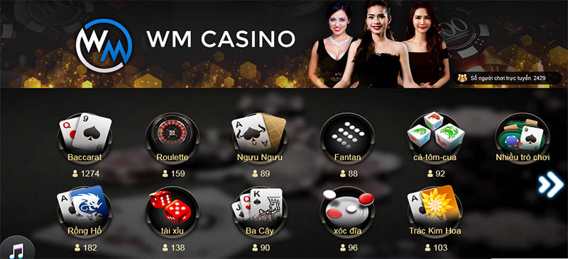 sảnh cược WM Casino